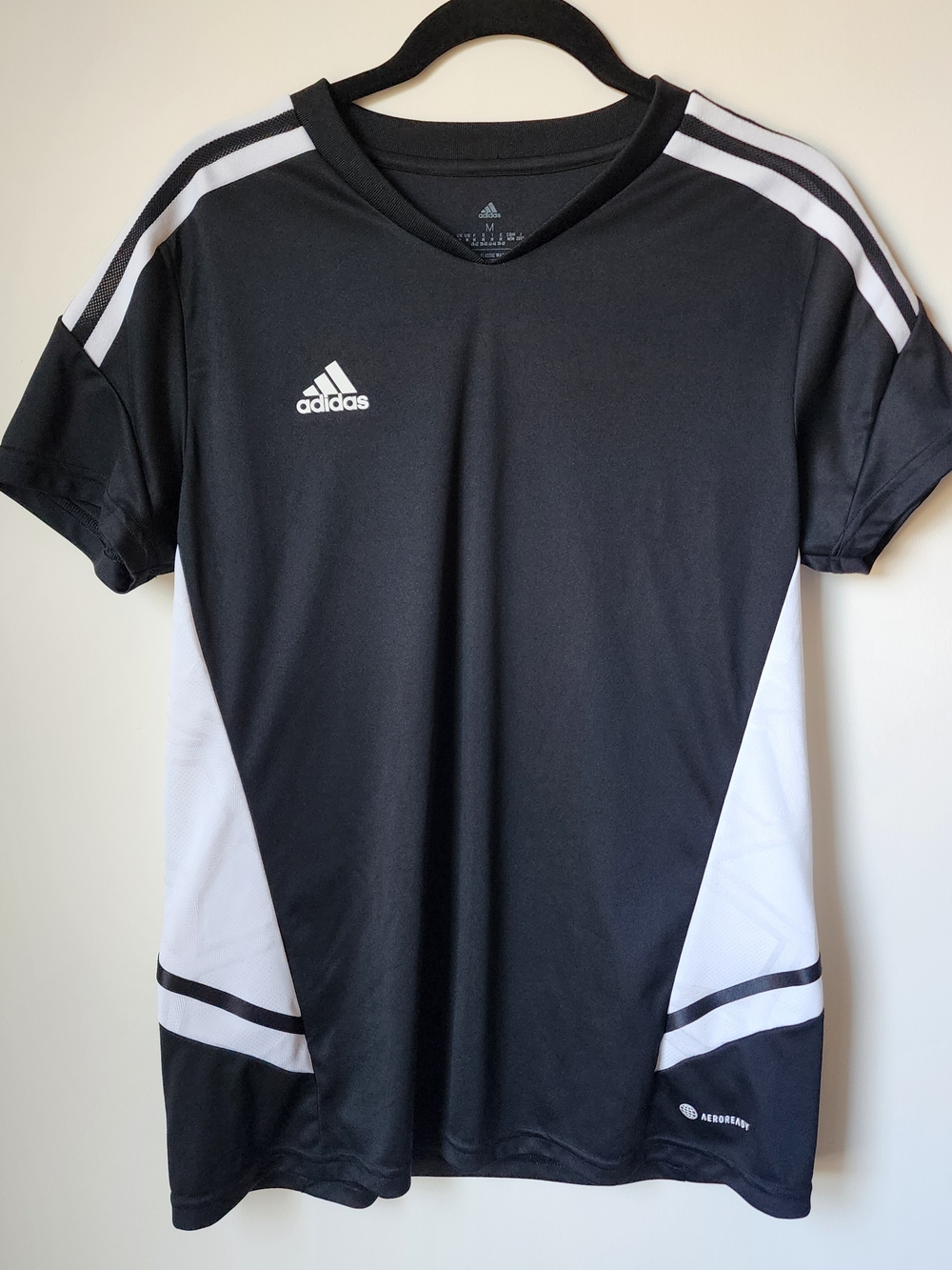 Adidas Men’s Black & White Athletic Tee